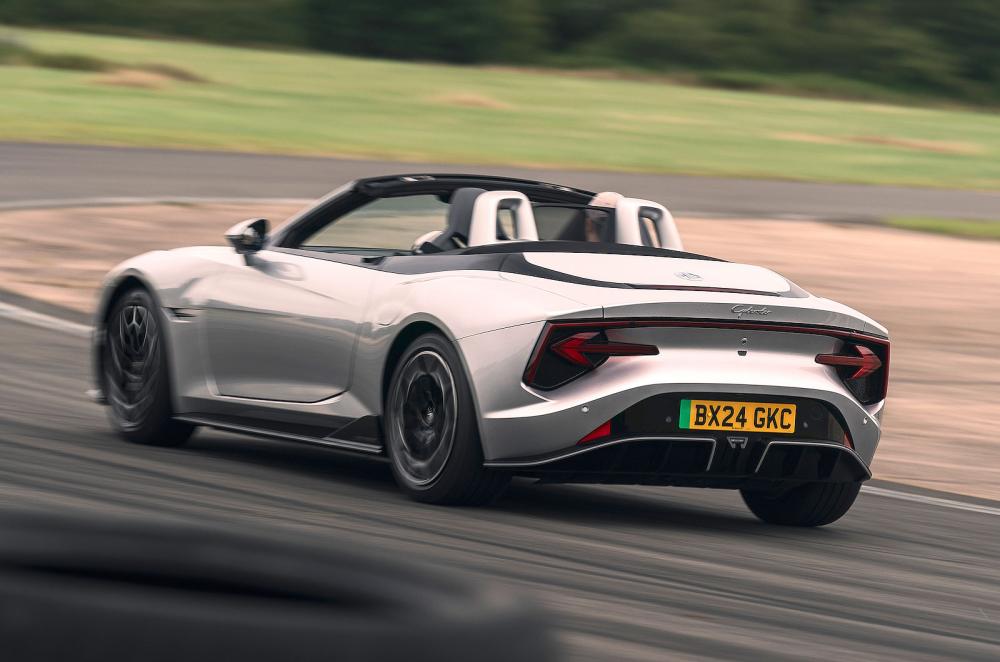 MG Cyberster rear cornering