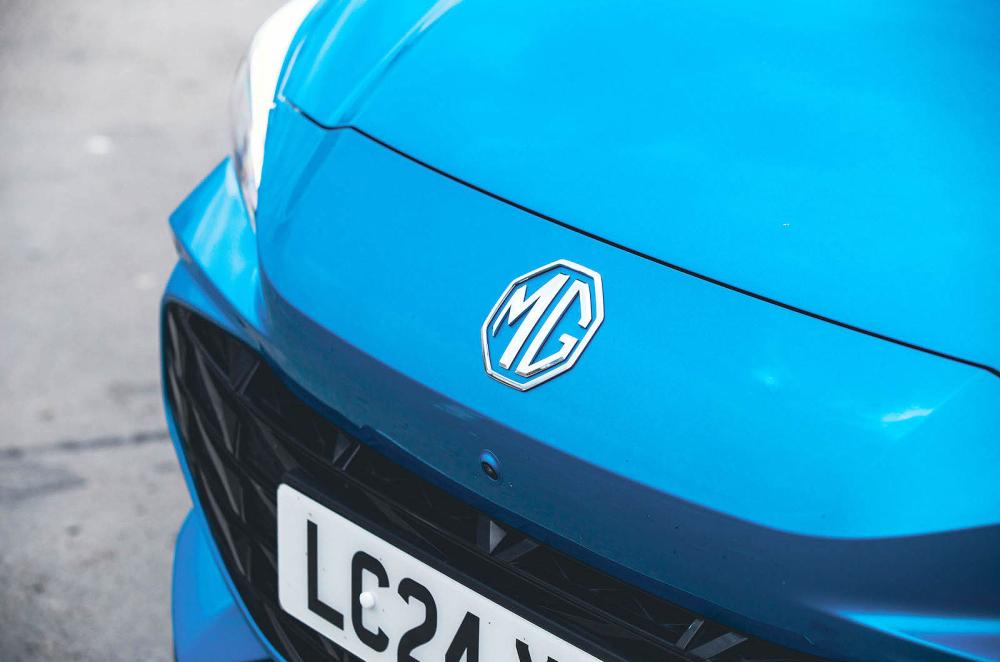 Blue MG3 front badge