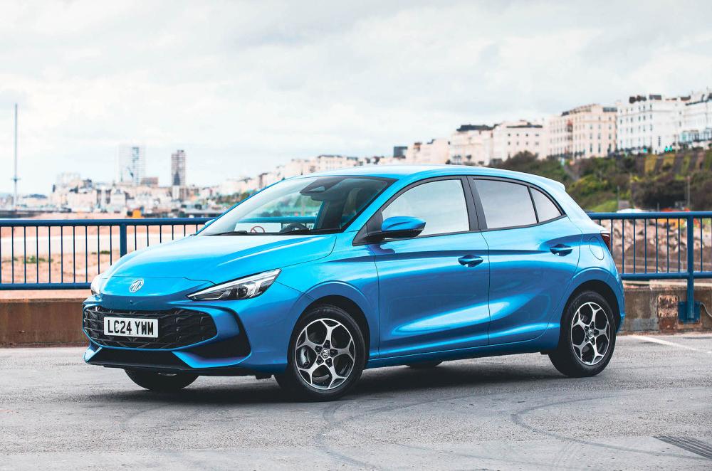 Blue MG3 front left static