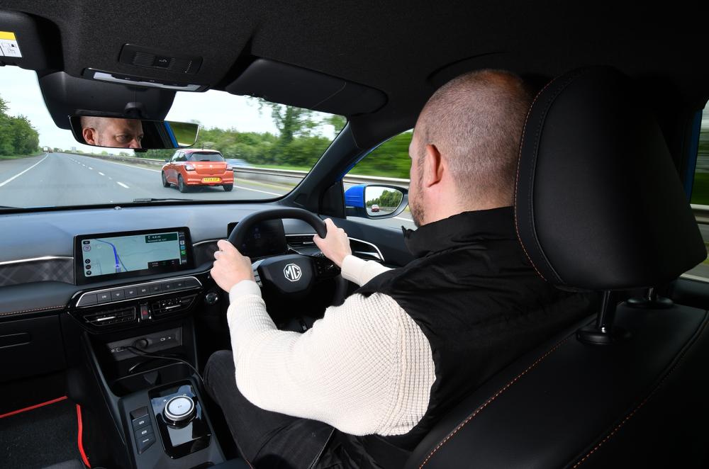 Will Nightingale driving the MG3