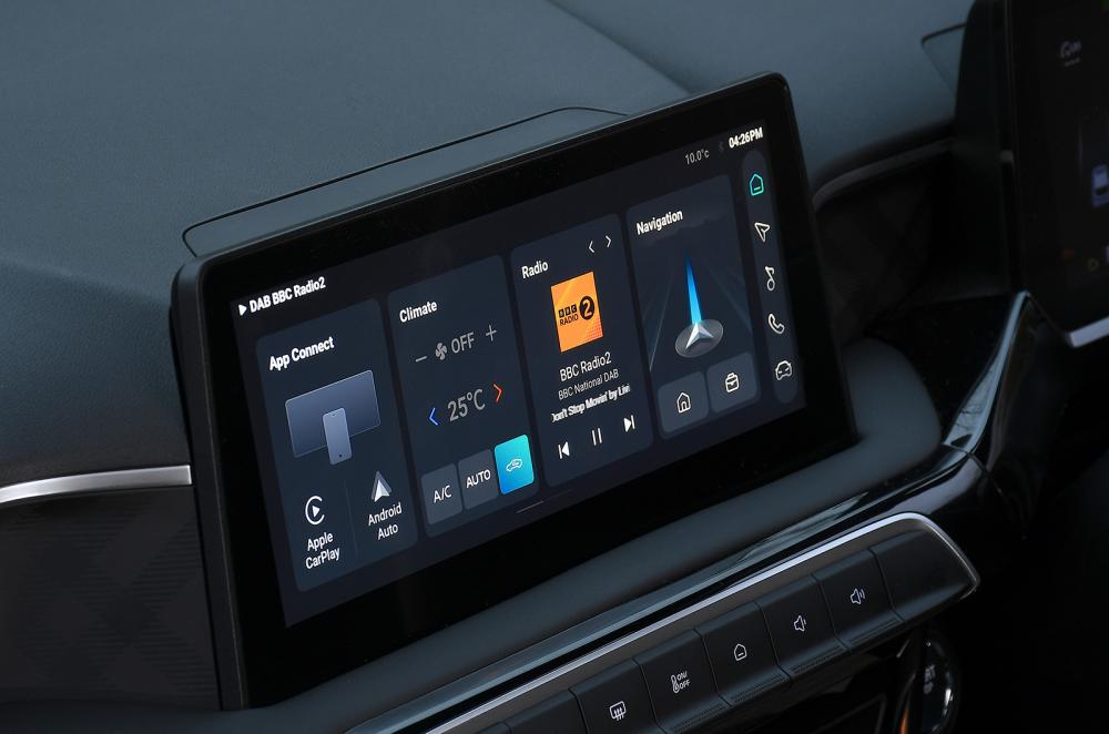 MG3 touchscreen