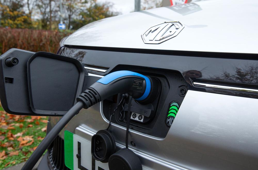 MG5 EV charging socket