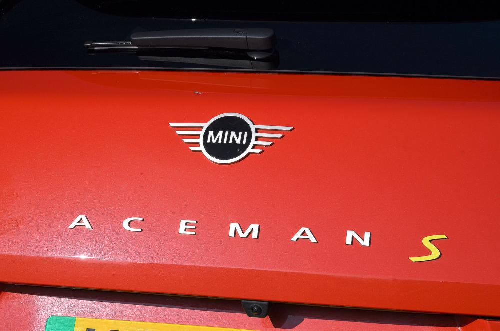 Mini Aceman rear badge