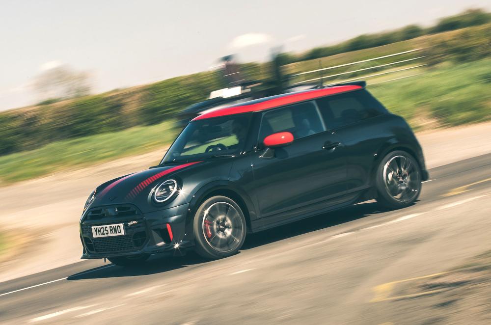 Mini Cooper JCW front left driving