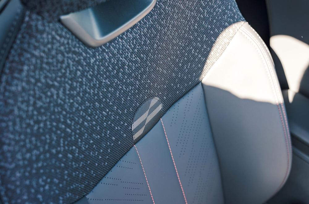 Mini Cooper JCW seat detail