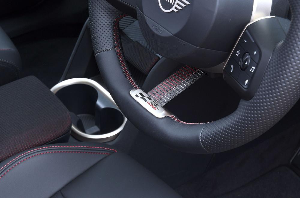 Mini Countryman Electric steering wheel detail