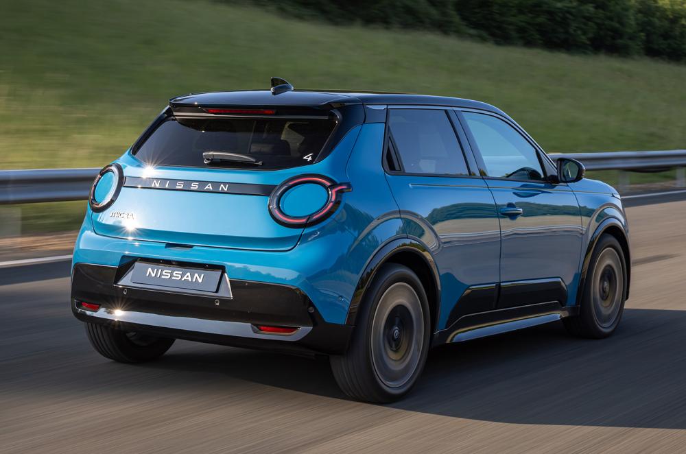 New Nissan Micra rear driving