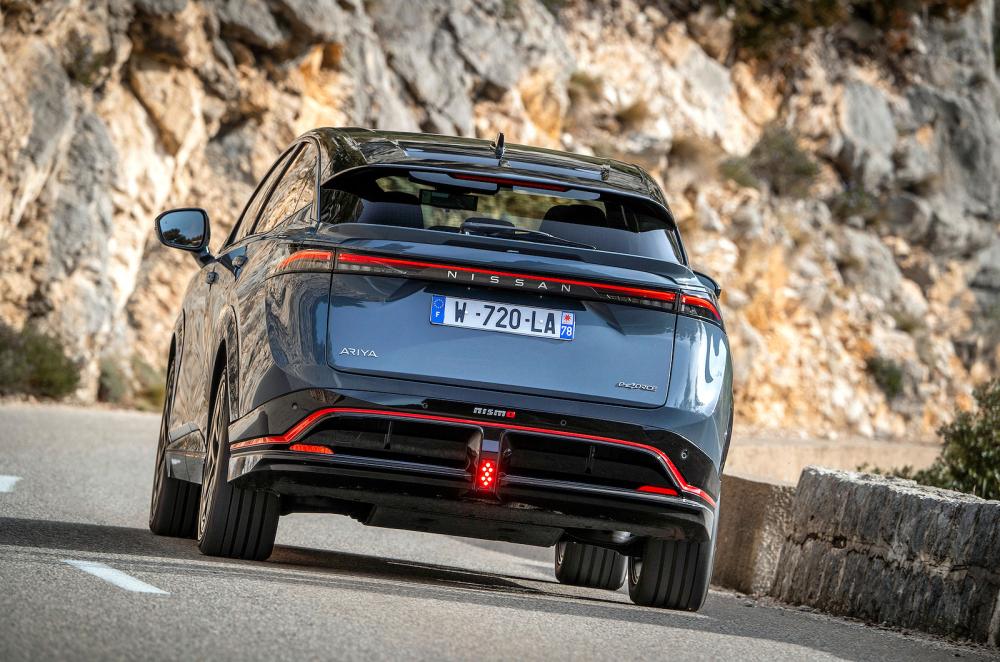 Nissan Ariya Nismo rear cornering