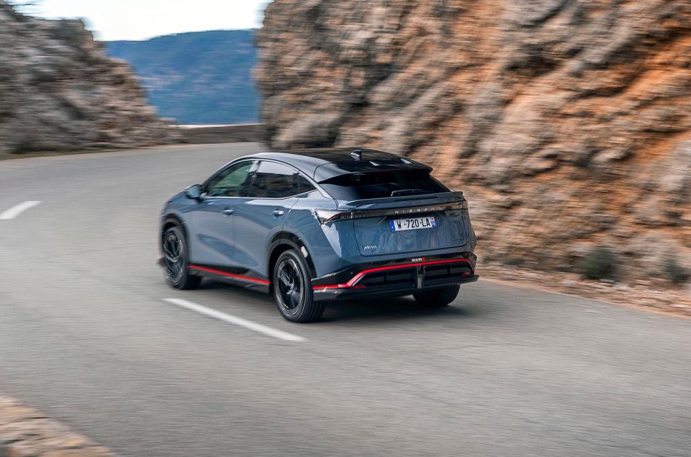 Nissan Ariya Nismo rear cornering