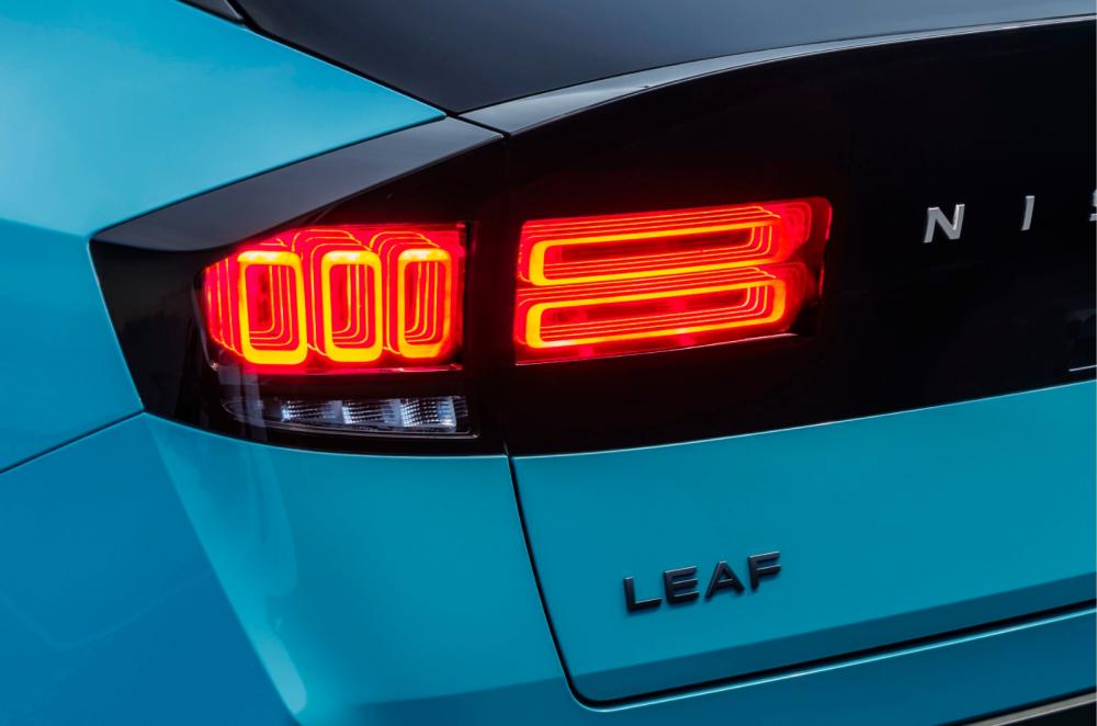 Nissan Leaf rear light detail