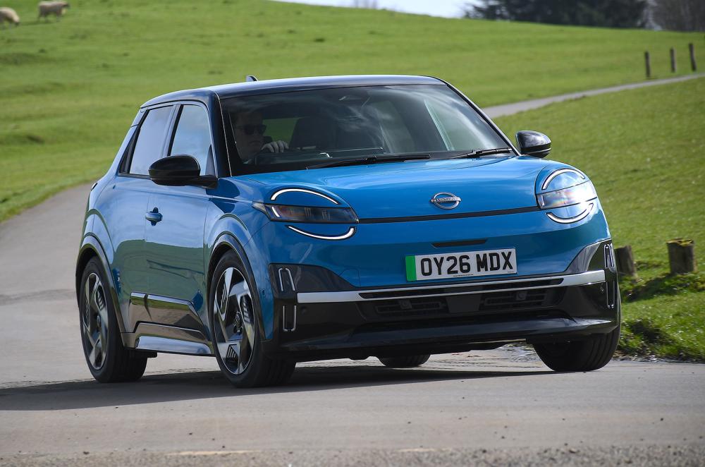 Nissan Micra front cornering