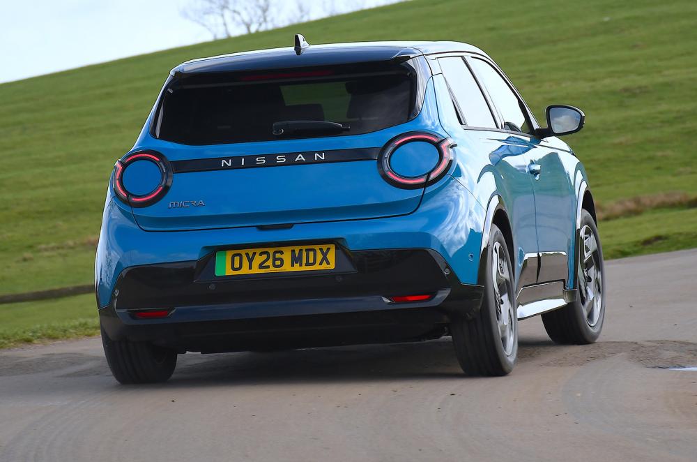 Nissan Micra rear cornering