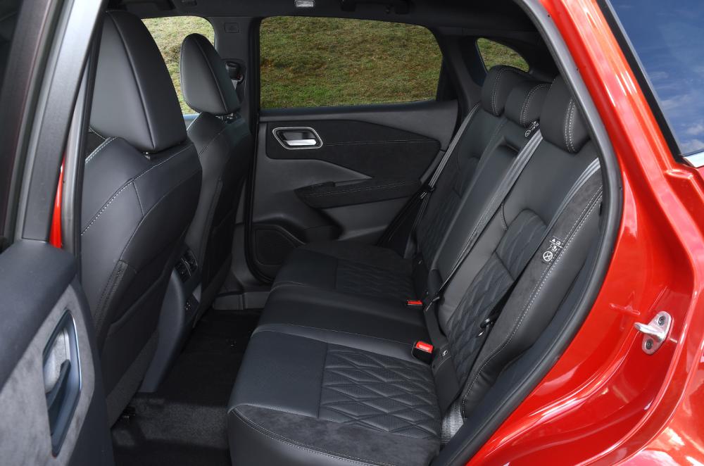 Nissan Qashqai rear seats