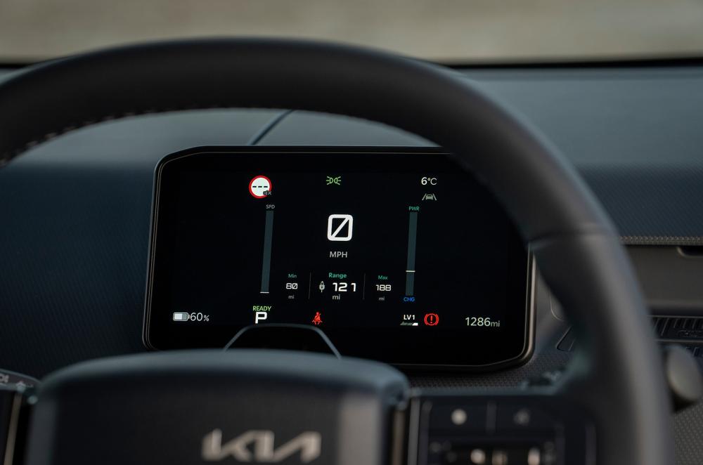Kia PV5 driver's display