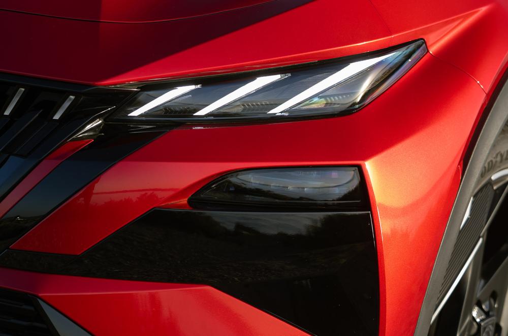 Peugeot 408 front headlight detail