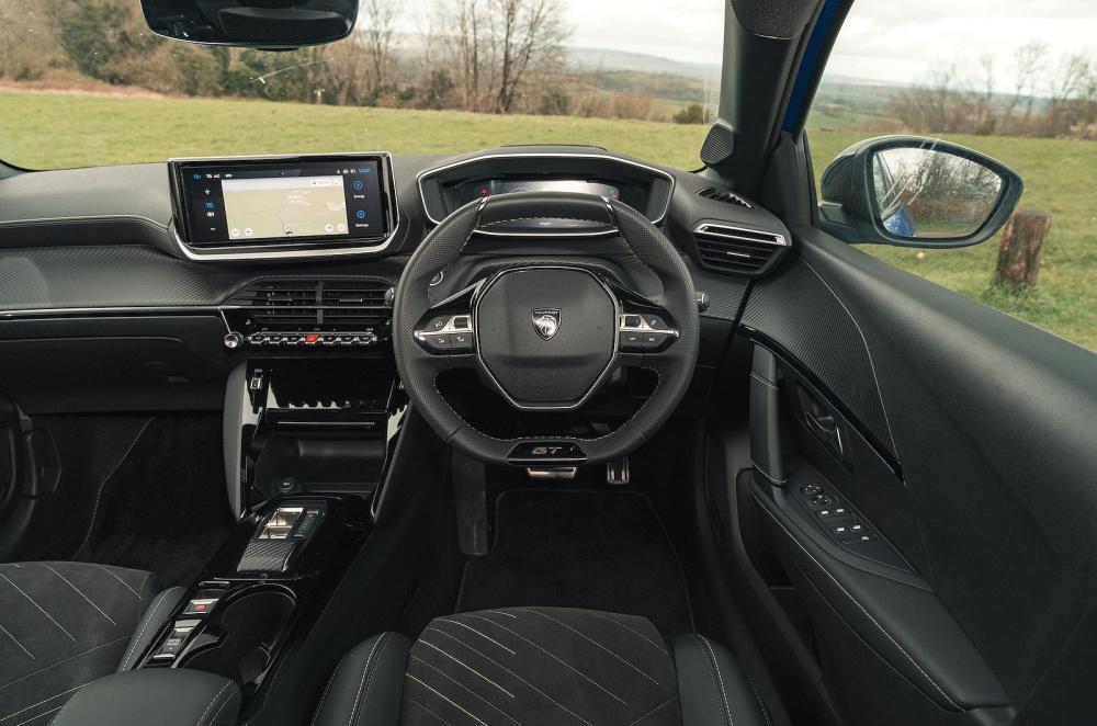 Peugeot e-208 interior dashboard