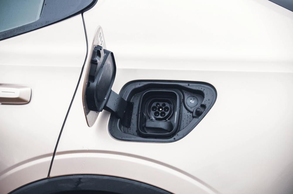 Polestar 2 charge port detail