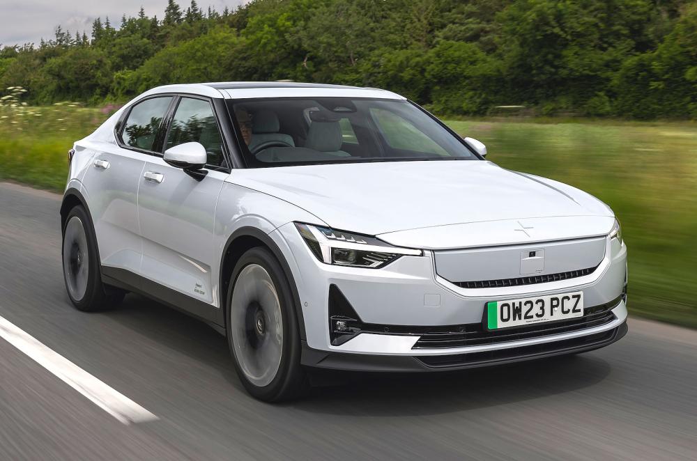 Polestar 2 front right driving