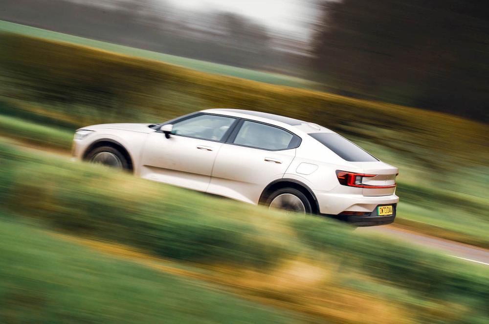 Polestar 2 rear left driving