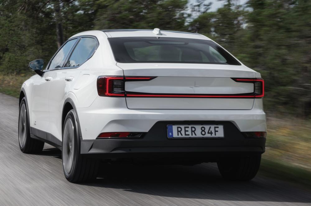 Polestar 2 rear left driving