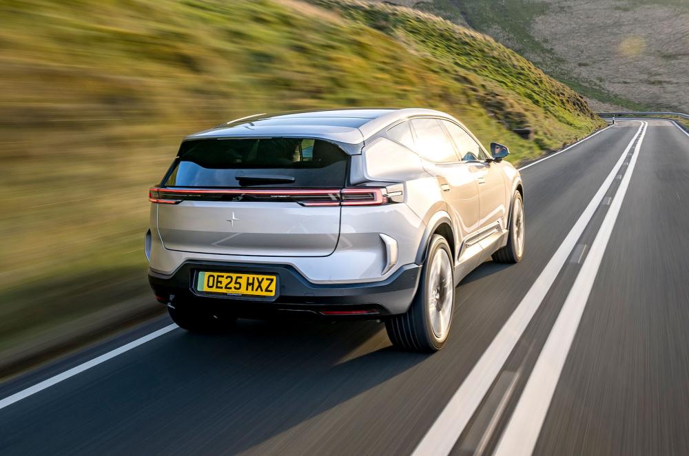 Polestar 3 rear right driving