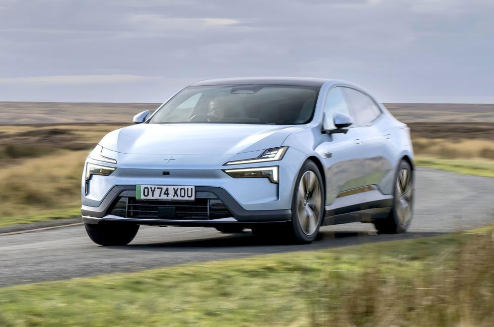 Polestar 4 front cornering