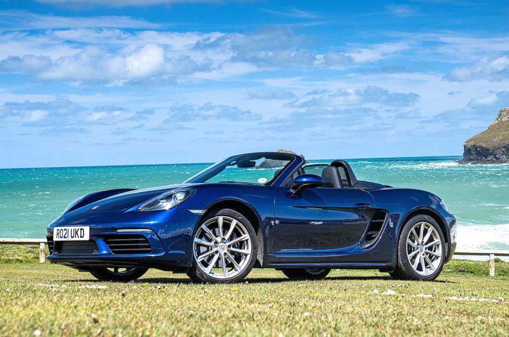 Porsche 718 Boxster front left static