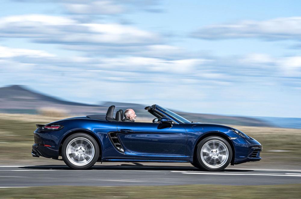 Porsche 718 Boxster right driving