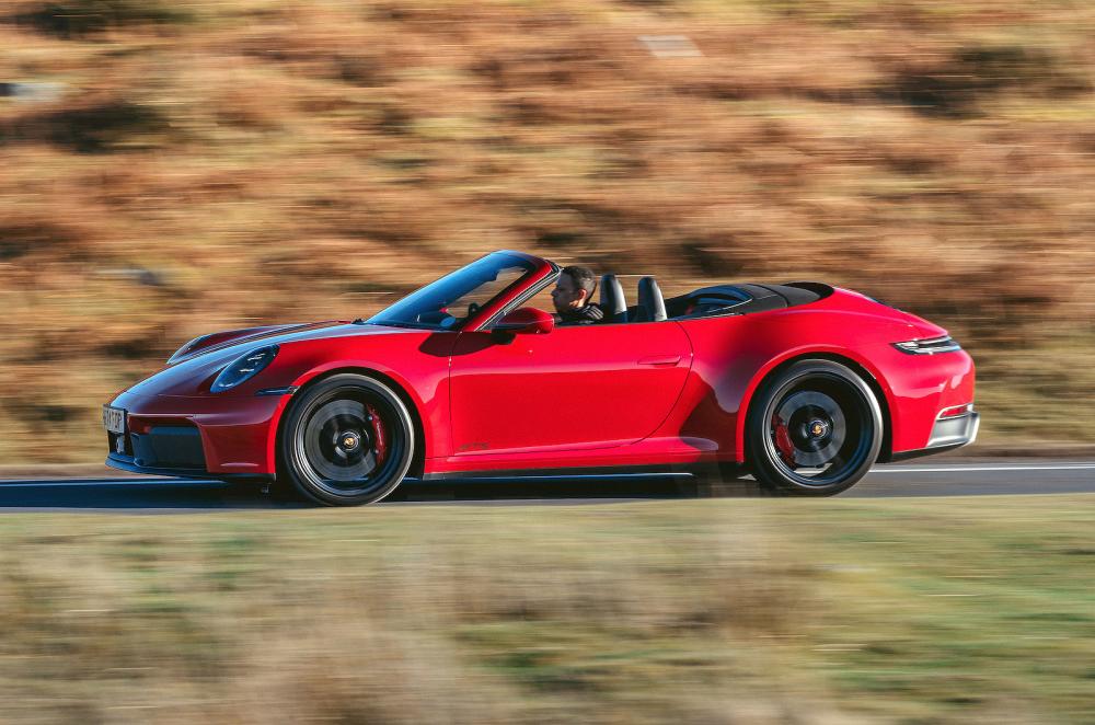 Porsche 911 Cabriolet left driving