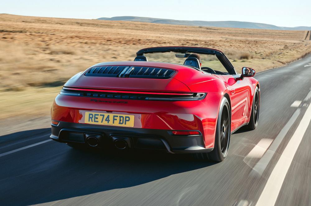 Porsche 911 Cabriolet rear right driving