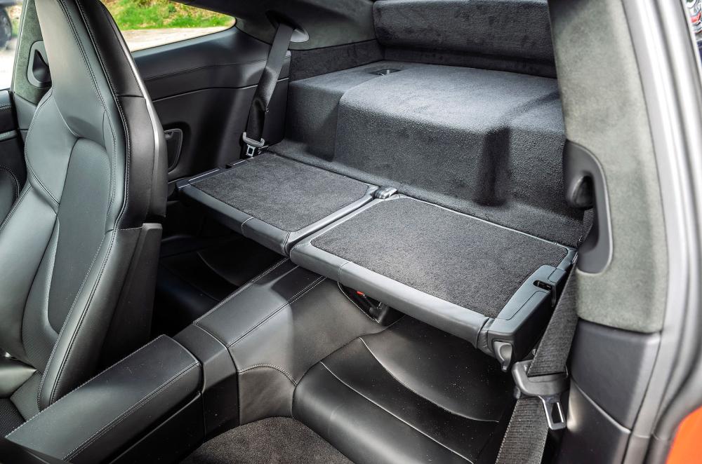 Porsche 911 back seats folded