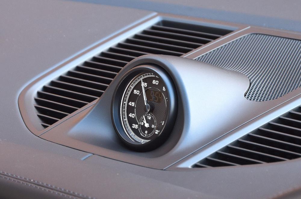 Porsche Macan interior chrono detail