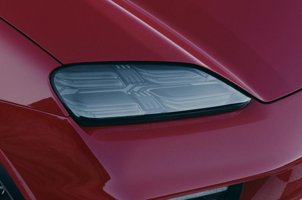 Porsche Macan Electric headlight detail