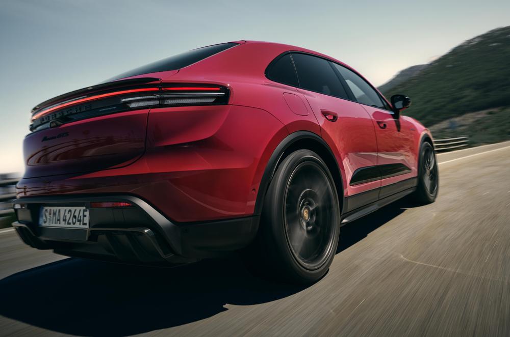 Porsche Macan Electric rear cornering