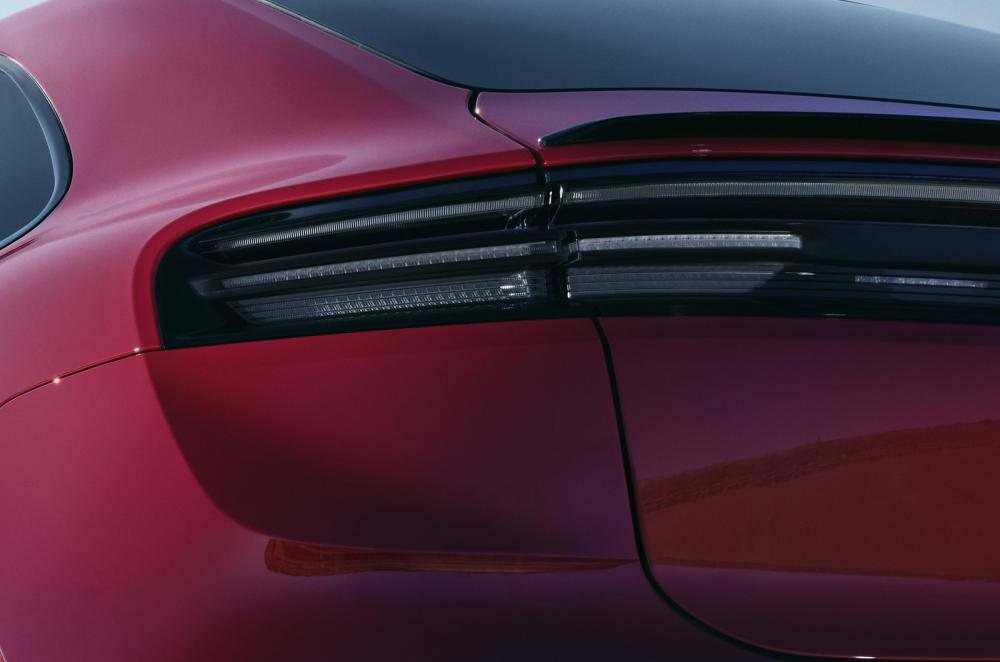 Porsche Macan Electric rear light detail