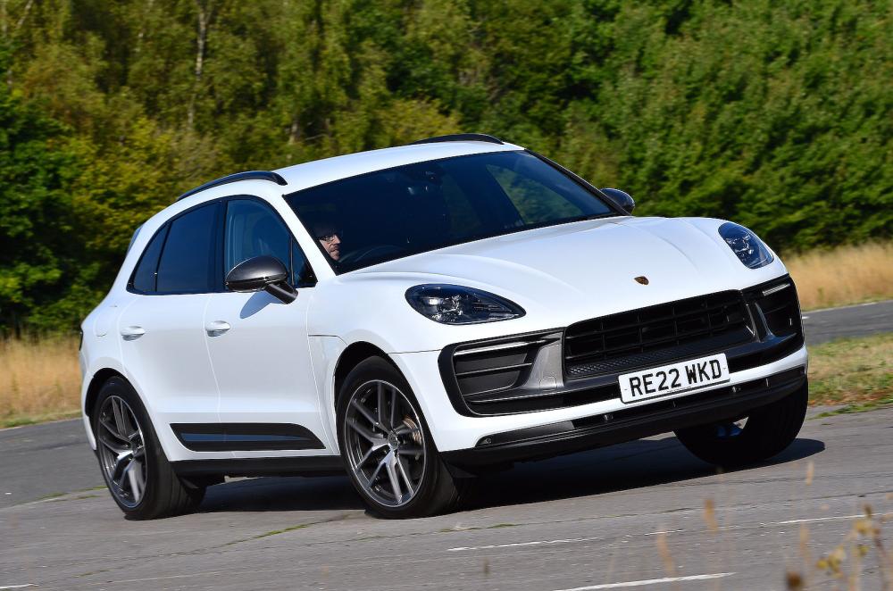 Porsche Macan front cornering