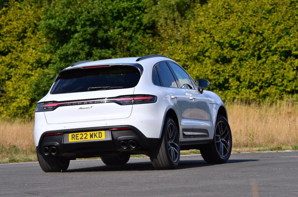 Porsche Macan rear cornering