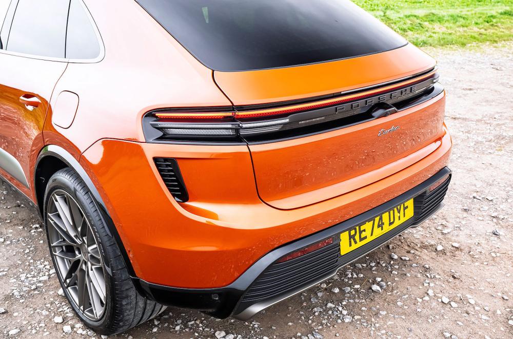 Porsche Macan Turbo Electric rear detail