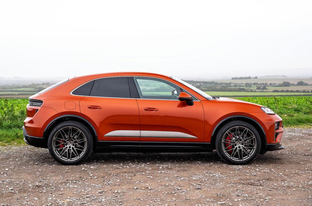 Porsche Macan Turbo Electric right static