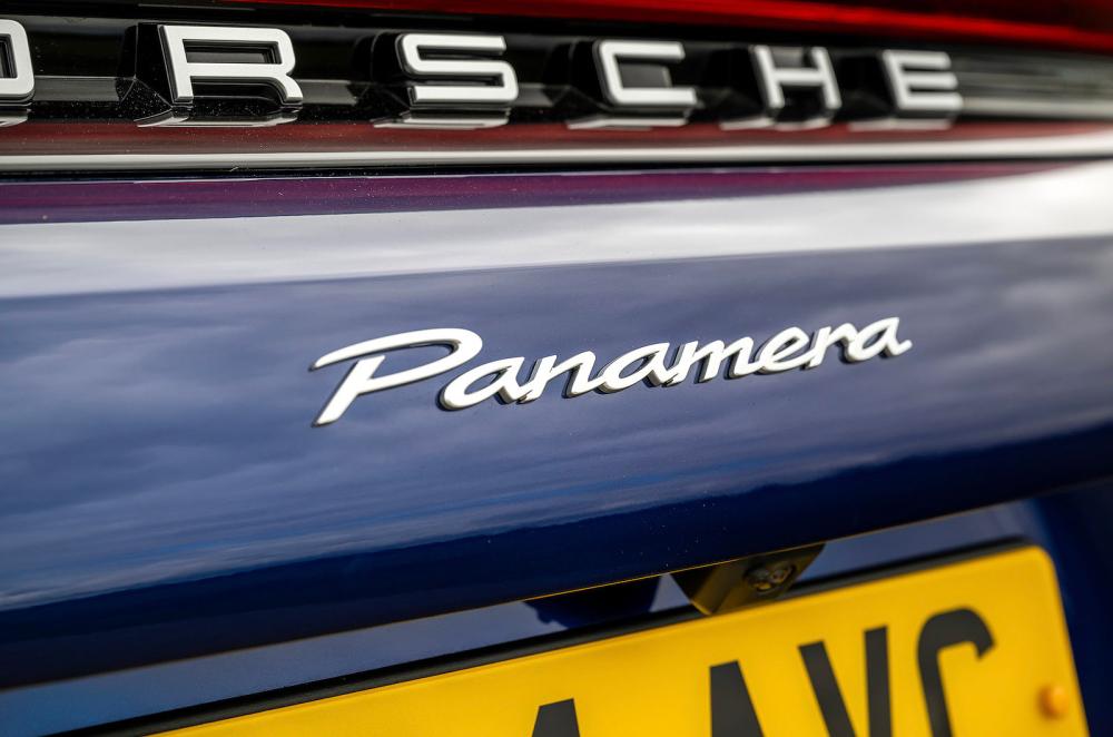 Porsche Panamera rear badge