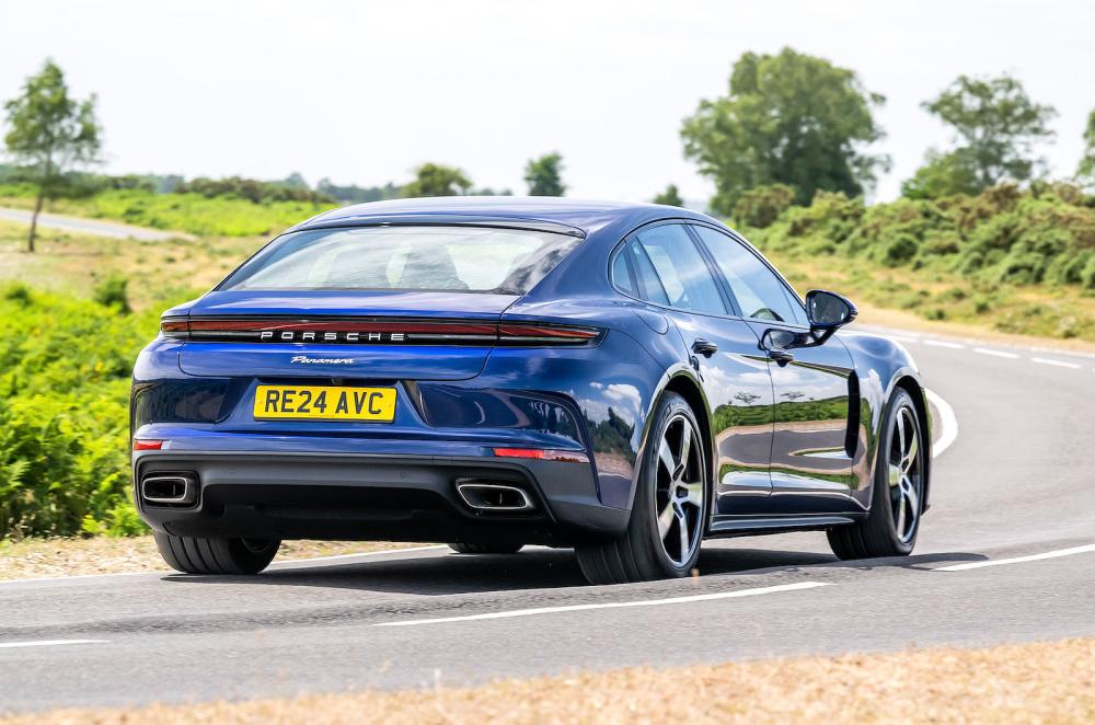 Porsche Panamera rear cornering