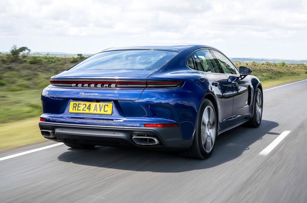 Porsche Panamera rear right driving
