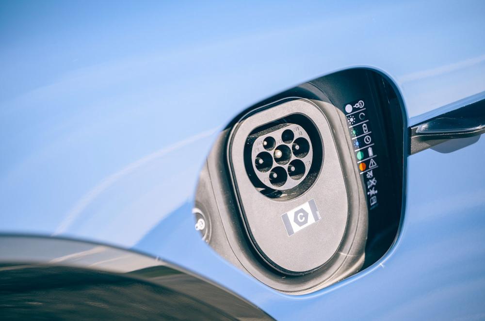 Porsche Taycan Cross Turismo charging socket