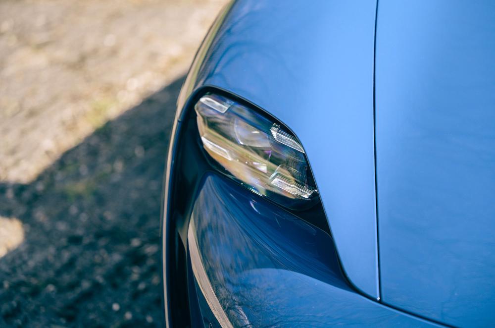 Porsche Taycan Cross Turismo headlight detail