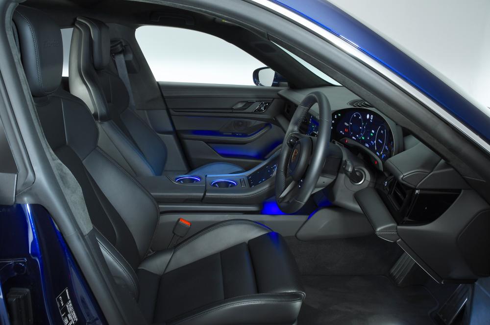 Porsche Taycan front seats