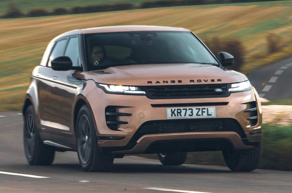 Range Rover Evoque front cornering