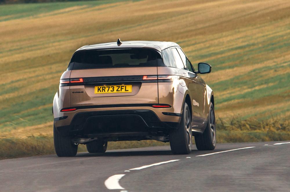 Ranger Rover Evoque rear cornering
