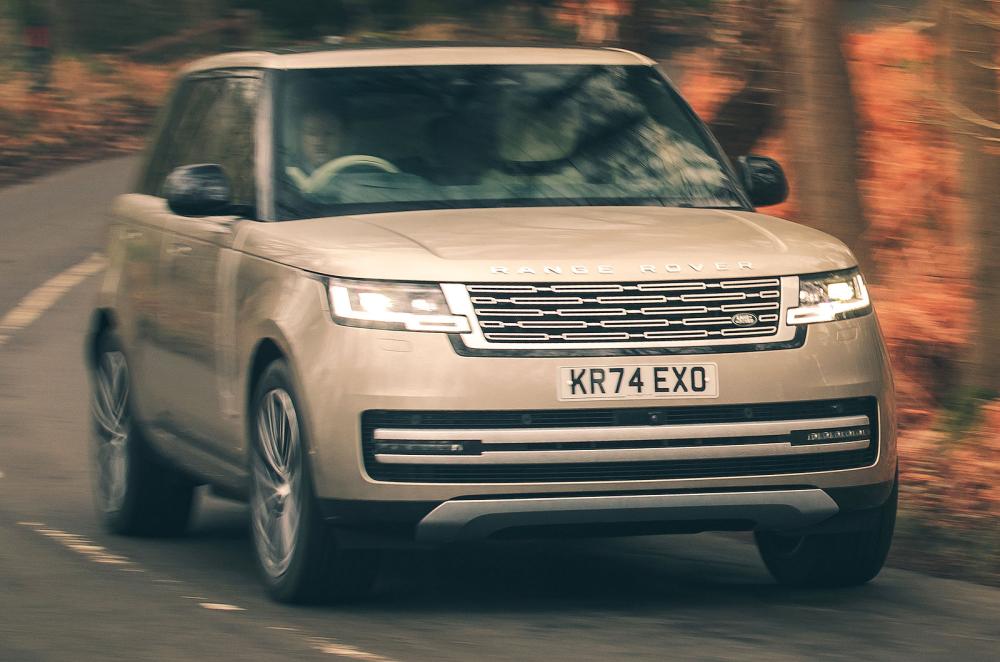 Range Rover front cornering