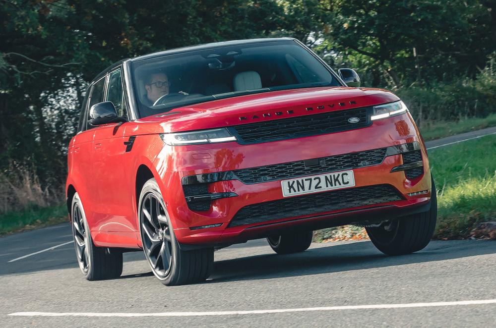 Range Rover Sport front cornering