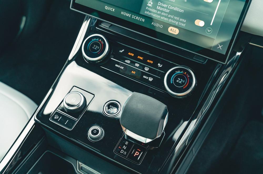 Range Rover Sport interior detail